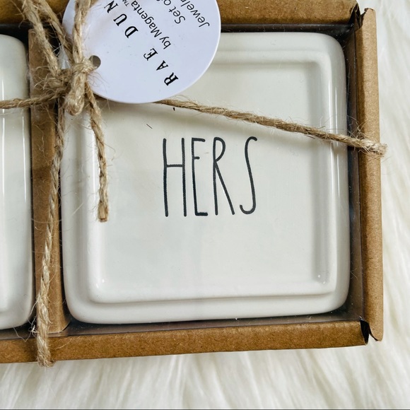 RAE DUNN NWT Jewelry Boxes Set of 2 His & Hers NWT Gifts for Her - Picture 4 of 7